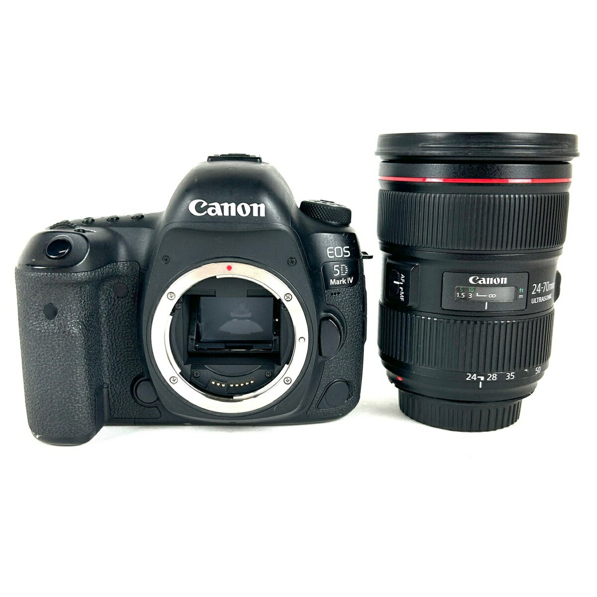 キヤノン Canon EOS 5D Mark IV EF 24-70L II USM レンズキット デジタル 一眼レフカメラ 【中古】