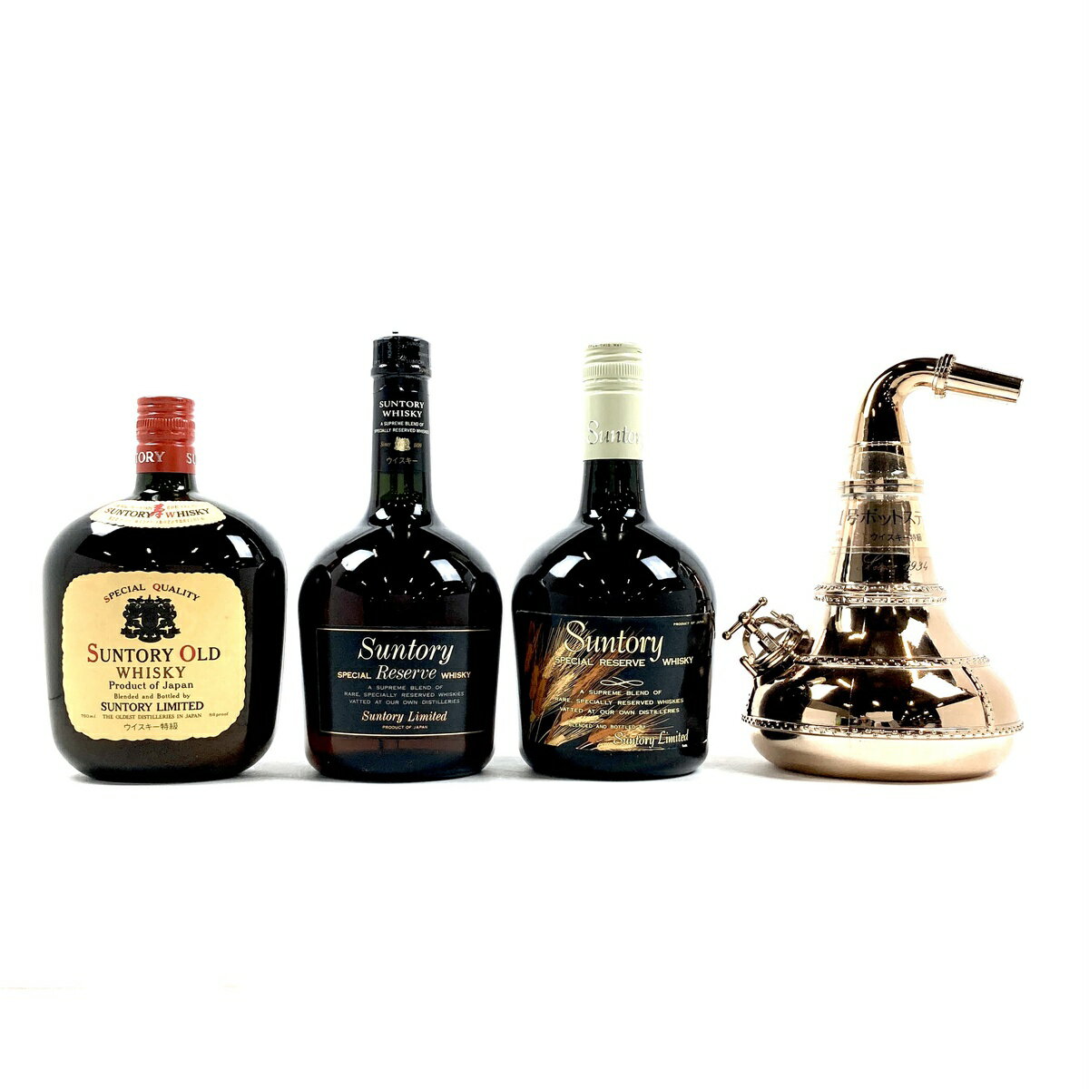 【東京都内限定発送】 4本 Suntory NIKKA ウイスキー セット 【中古】