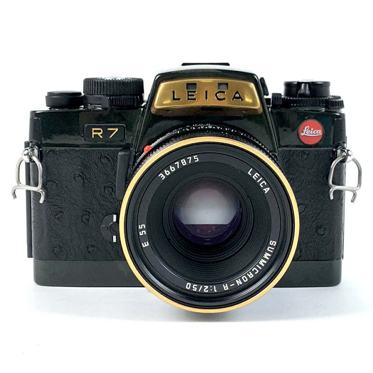 ライカ LEICA R7 + SUMMICRON-R 50mm F2 漆 日本シーベルヘグナー 130周年記念 限定 フィルム マニュアルフォーカス 一眼レフカメラ 【中古】