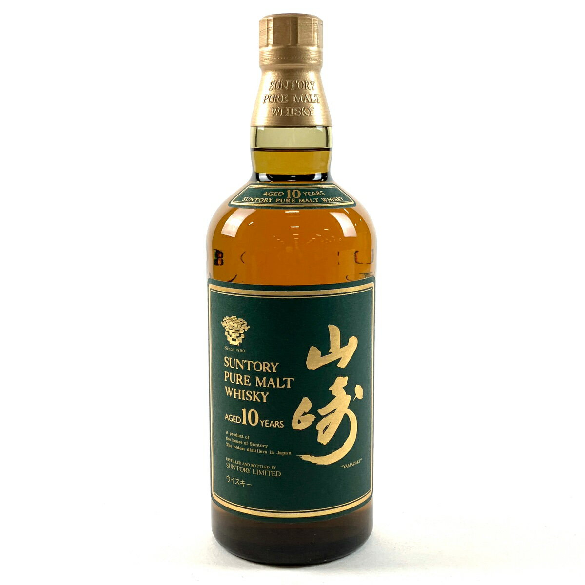 【東京都内限定発送】 サントリー SUNTORY 山崎 10年 ピュアモルト グリーンラベル 750ml 国産ウイスキー 【中古】