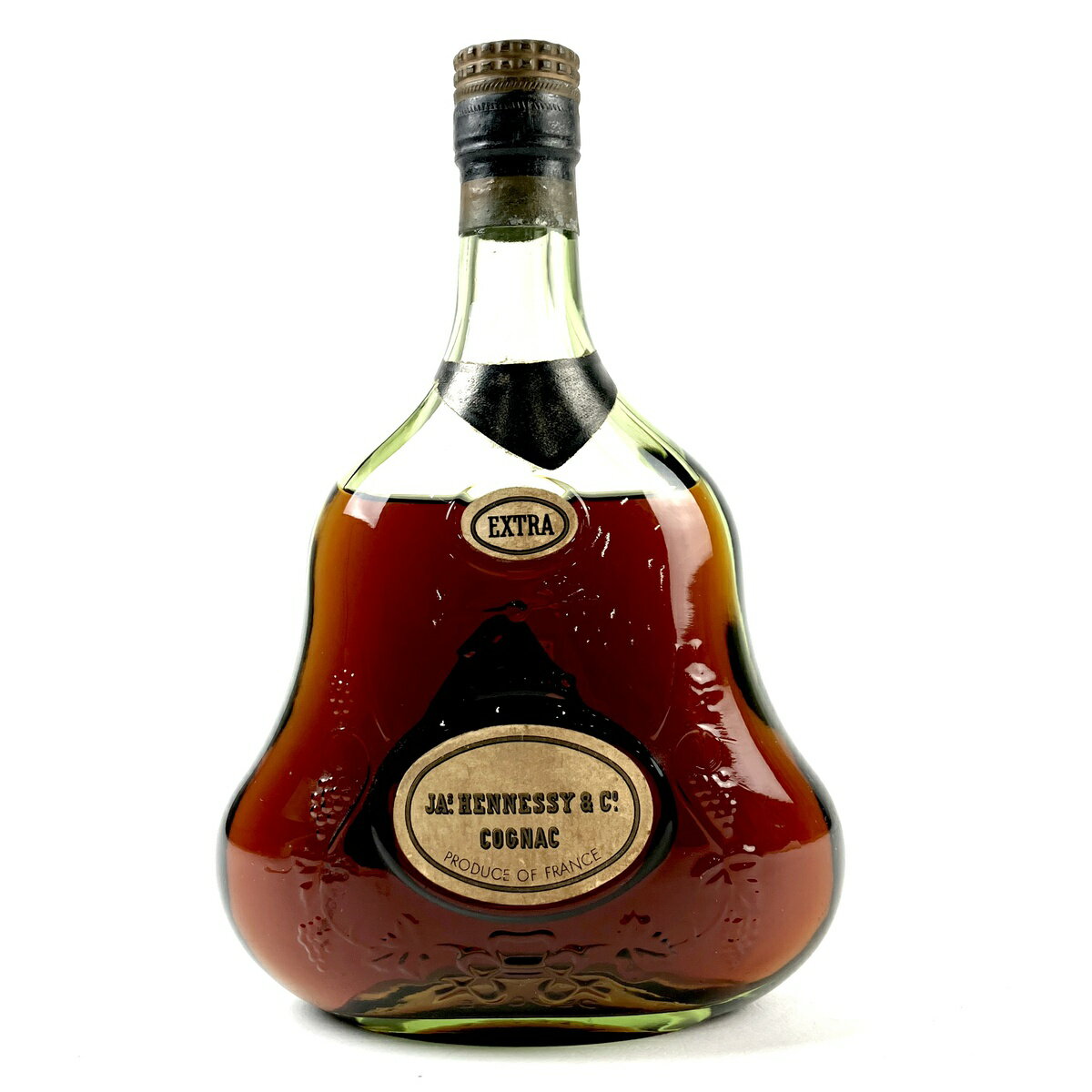 【在庫一掃】 ヘネシー Hennessy JASヘネシー エクストラ 金キャップ グリーンボトル 700ml ブランデー コニャック 【中古】