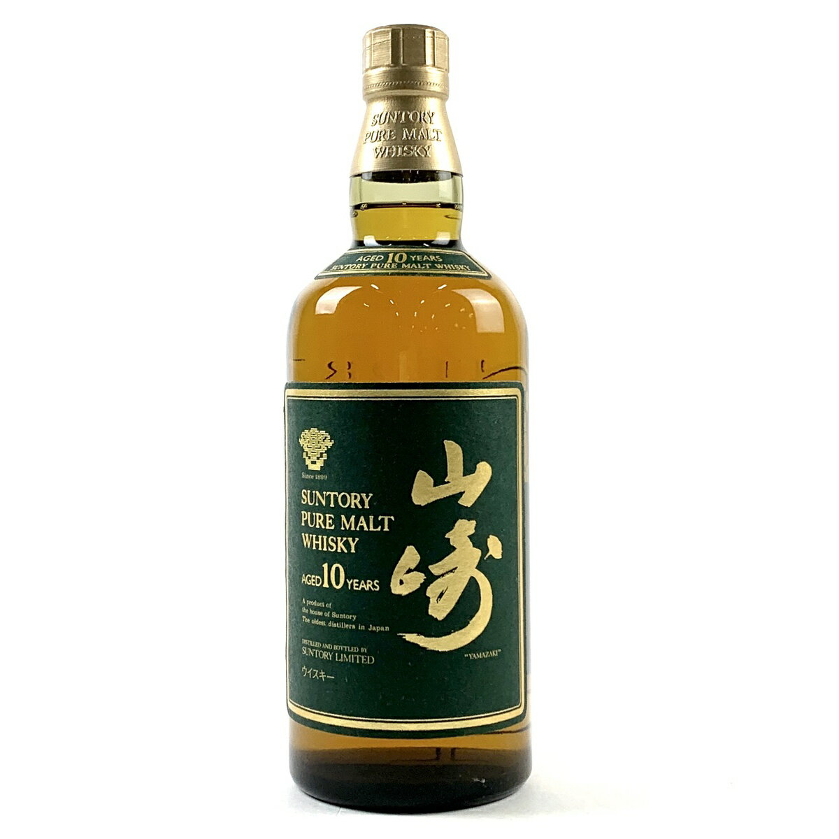 【東京都内限定発送】 サントリー SUNTORY 山崎 10年 ピュアモルト グリーンラベル 750ml 国産ウイスキー 【中古】