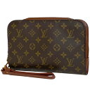 【在庫一掃】 ルイ・ヴィトン Louis Vuitton オルセー クラッチバッグ 紳士 ビジネス セカンドバッグ モノグラム ブラウン M51790 メンズ 【中古】