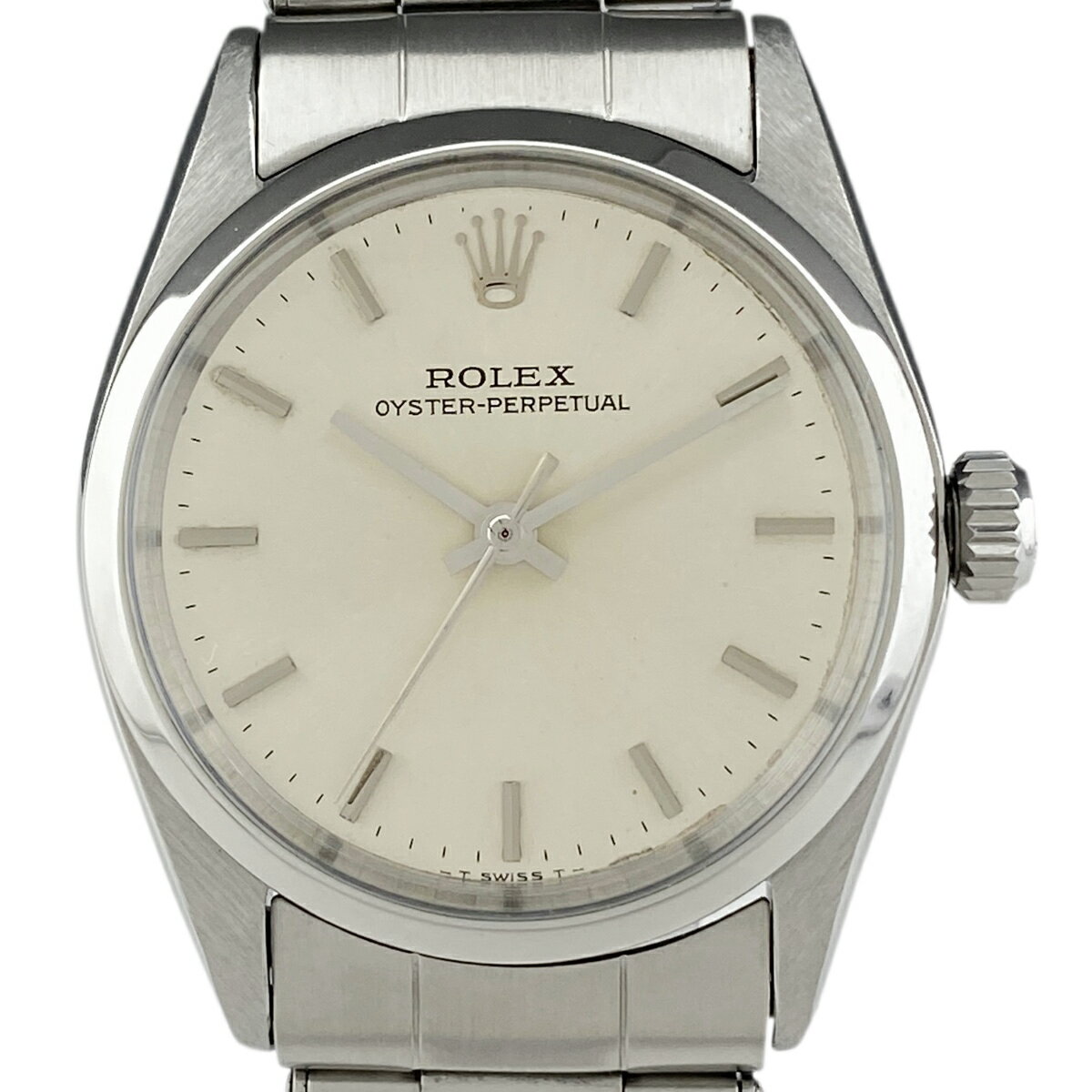 【ラッピング可】 ロレックス ROLEX オイスターパーペチュアル 6548 腕時計 SS 自動巻き シルバー レディース 【中古】のサムネイル