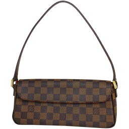 【在庫一掃】 ルイ・ヴィトン Louis Vuitton レコレータ ワンショルダー 手提げ 肩掛け ショルダーバッグ ダミエ ブラウン N51299 レディース 【中古】