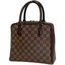 【在庫一掃】 ルイ・ヴィトン Louis Vuitton ブレラ 手提げ ハンドバッグ ダミエ ブラウン N51150 レディース 【中古】