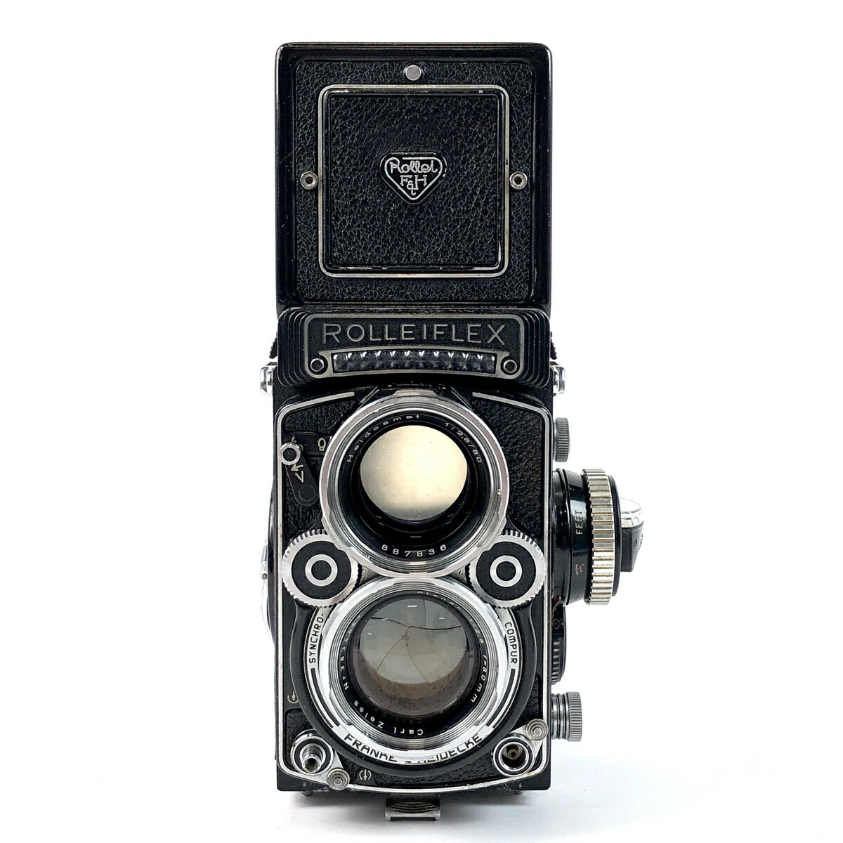 ローライ ROLLEI ROLLEIFLEX 2.8F Planar 80mm F2.8 ローライフレックス 二眼レフカメラ 【中古】