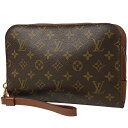 ルイ・ヴィトン Louis Vuitton オルセー クラッチバッグ 紳士 ビジネス セカンドバッグ モノグラム ブラウン M51790 メンズ 【中古】