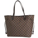 【在庫一掃】 ルイ・ヴィトン Louis Vuitton ネヴァーフル MM ショルダーバッグ ショッピング トートバッグ ダミエ ブラウン N51105 レディース 【中古】