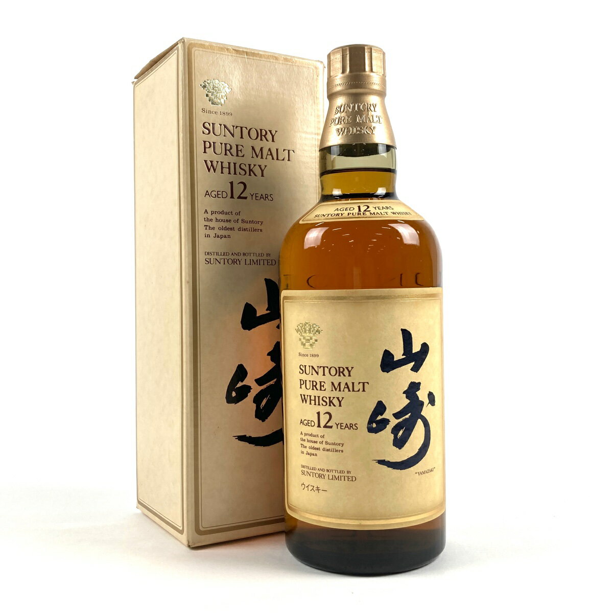 【東京都内限定発送】 サントリー SUNTORY 山崎 12年 ピュアモルト 750ml 国産ウイスキー 【中古】