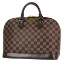 【在庫一掃】 ルイ・ヴィトン Louis Vuitton アルマ 手提げ 通勤 ハンドバッグ ダミエ ブラウン N51131 レディース 【中古】