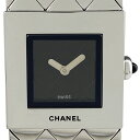 【ラッピング可】 シャネル CHANEL マトラッセ H0009 腕時計 SS クォーツ ブラック  ...