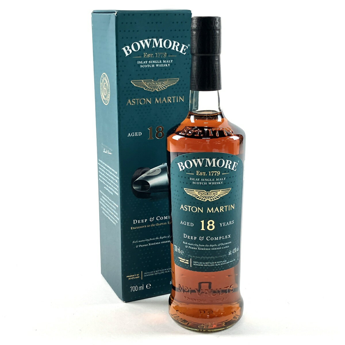 ボウモア BOWMORE 18年 アストンマーチン 700ml スコッチウイスキー シングルモルト 【中古】