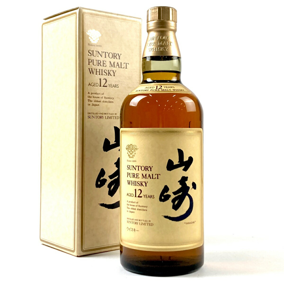 【東京都内限定発送】 サントリー SUNTORY 山崎 12年 ピュアモルト 750ml 【中古】