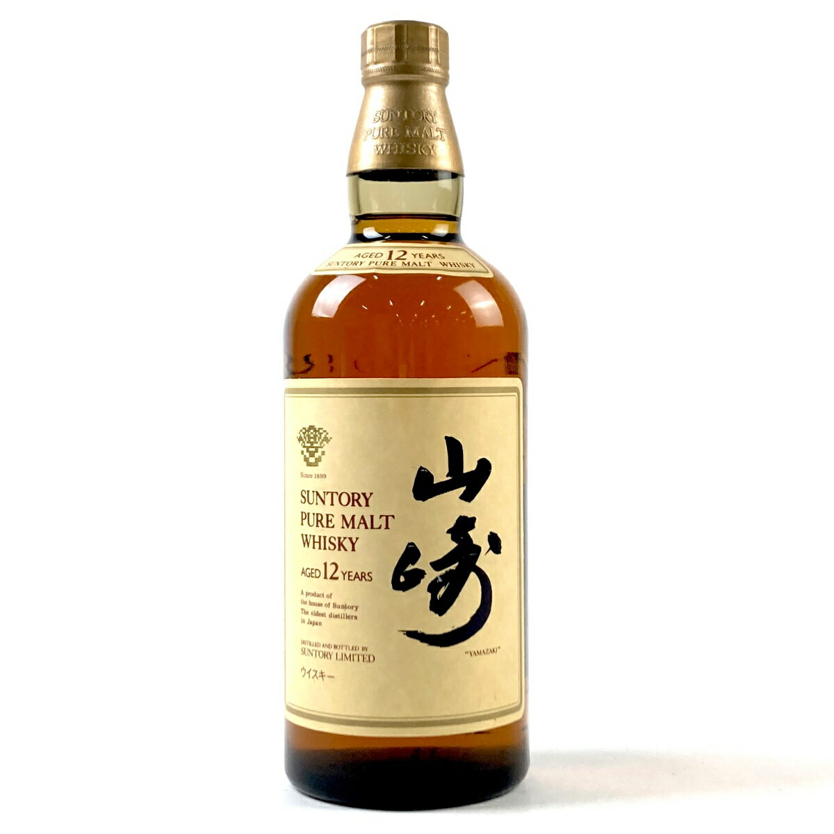 【東京都内限定発送】 サントリー SUNTORY 山崎 12年 ピュアモルト 750ml 国産ウイスキー 【中古】