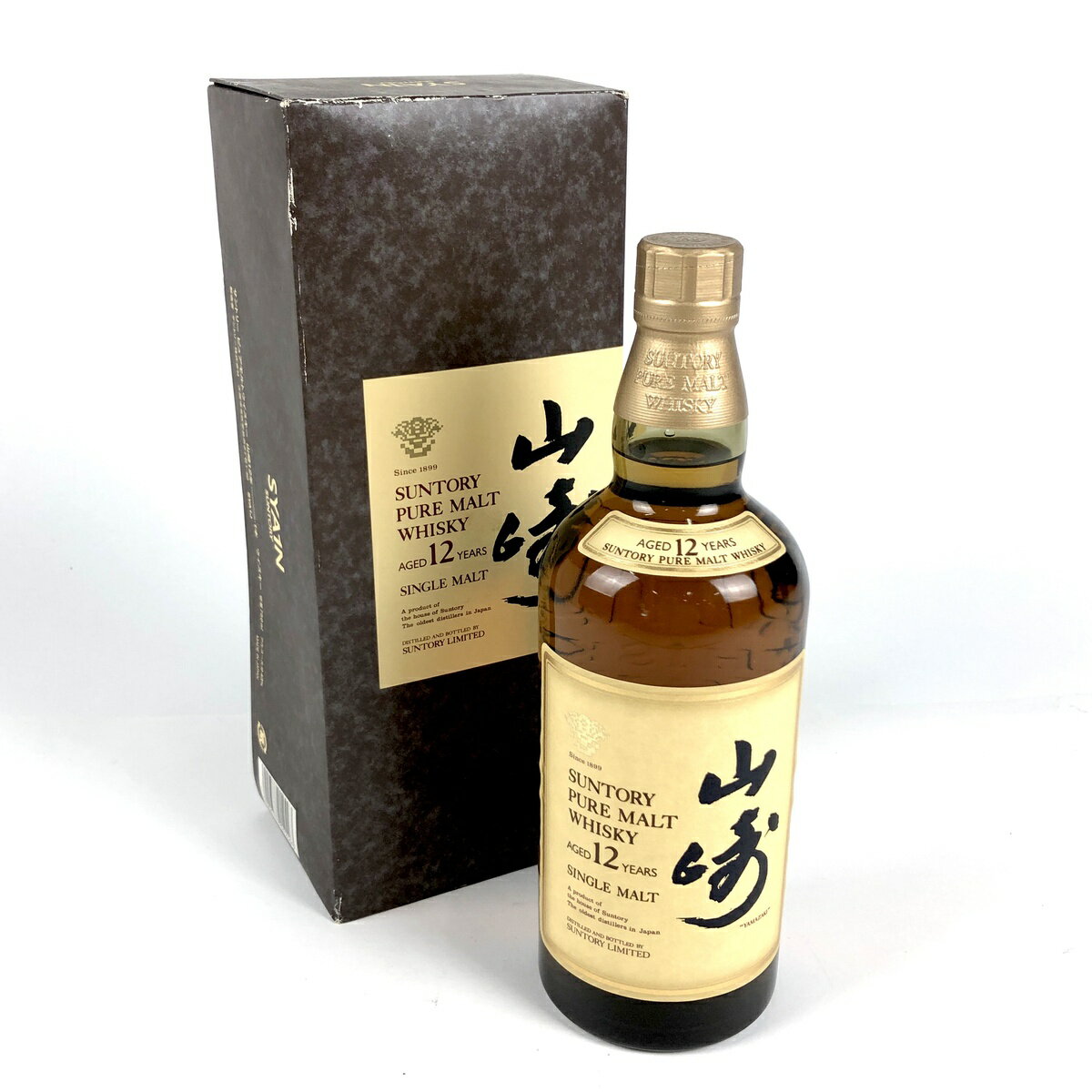 【在庫一掃】 【東京都内限定発送】 サントリー SUNTORY 山崎 12年 ピュアモルト 旧 750ml 国産ウイスキー 【中古】