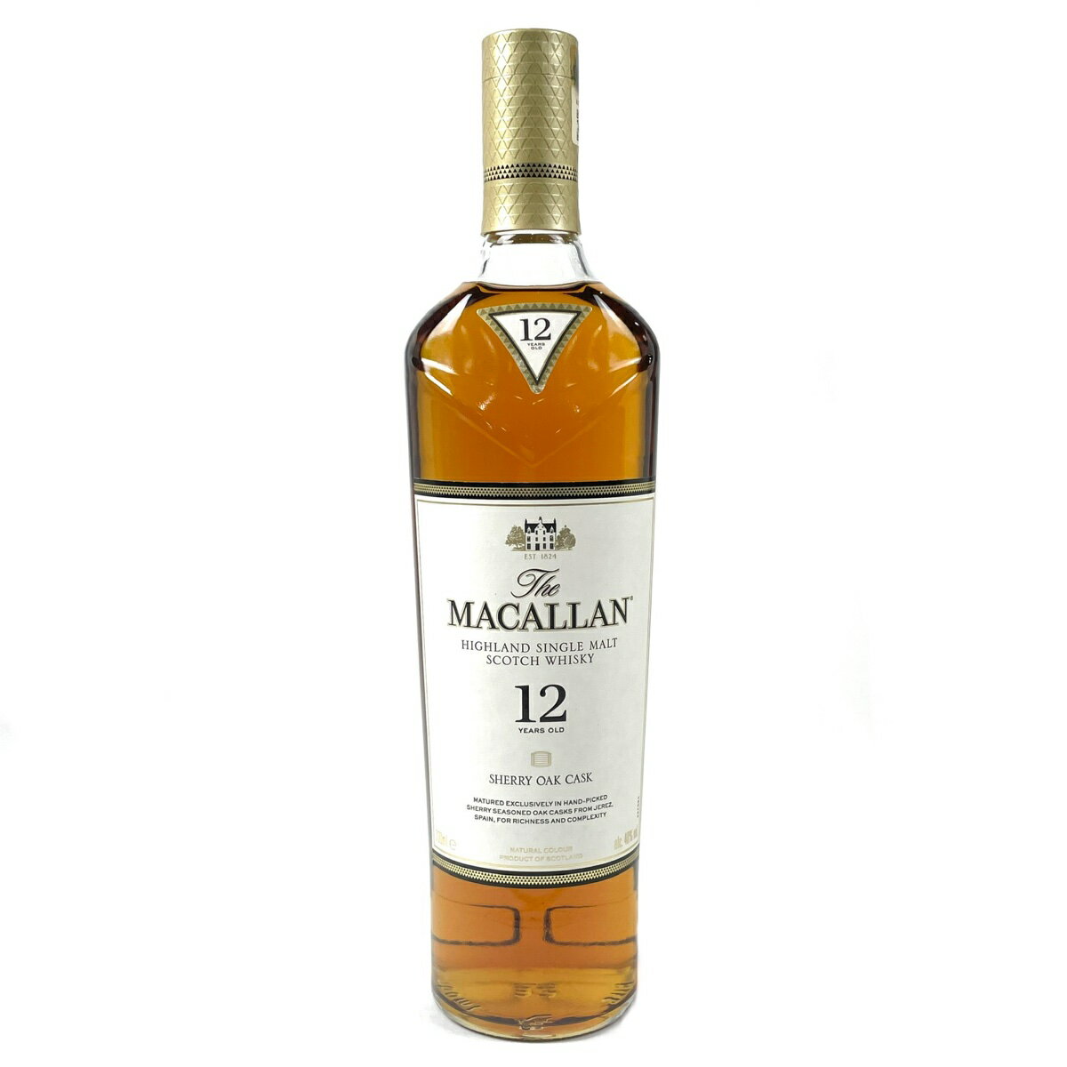 マッカラン MACALLAN 12年 シェリーオーク 700ml スコッチウイスキー シングルモルト 【中古】