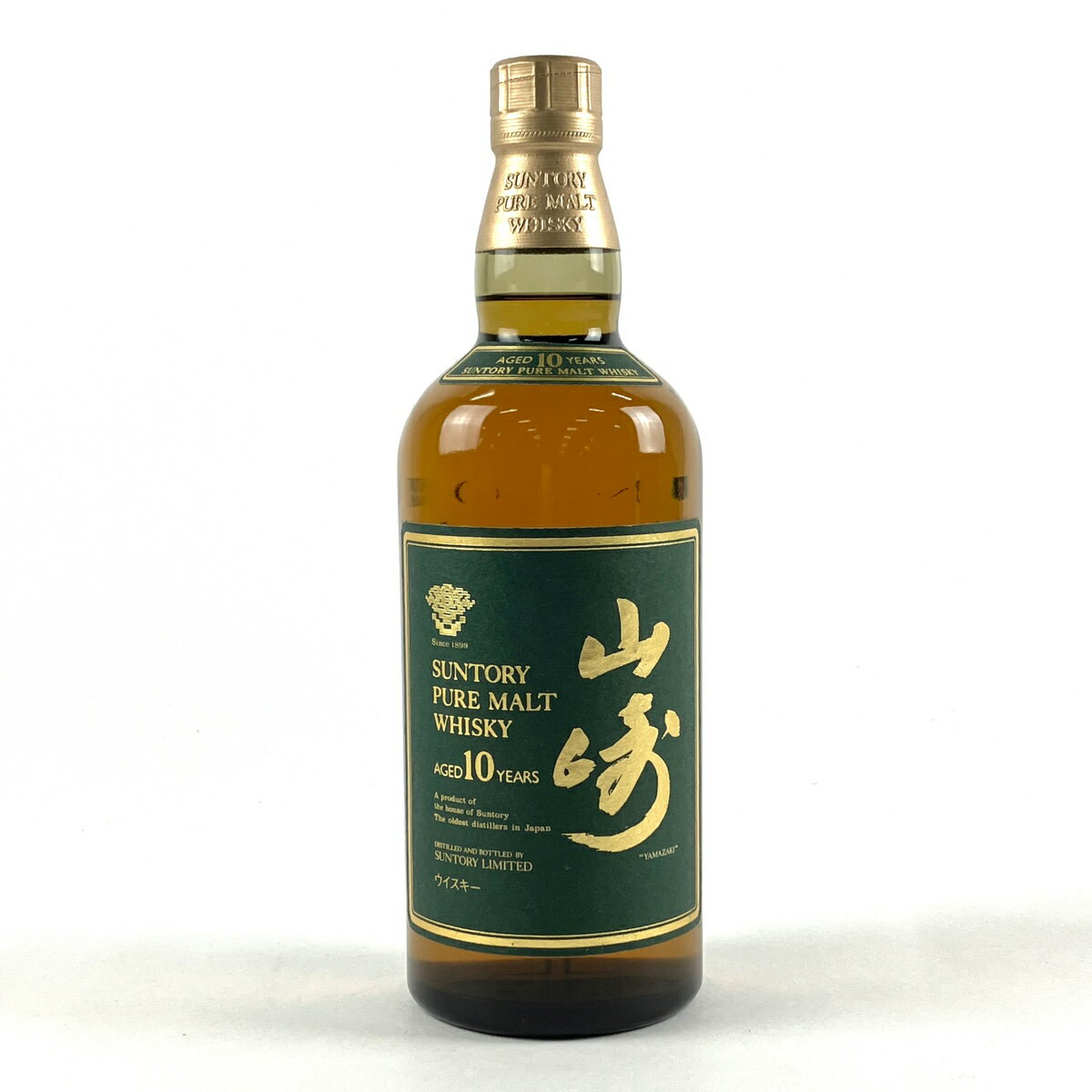 【東京都内限定発送】 サントリー SUNTORY 山崎 10年 ピュアモルト グリーンラベル 750ml 国産ウイスキー 【中古】