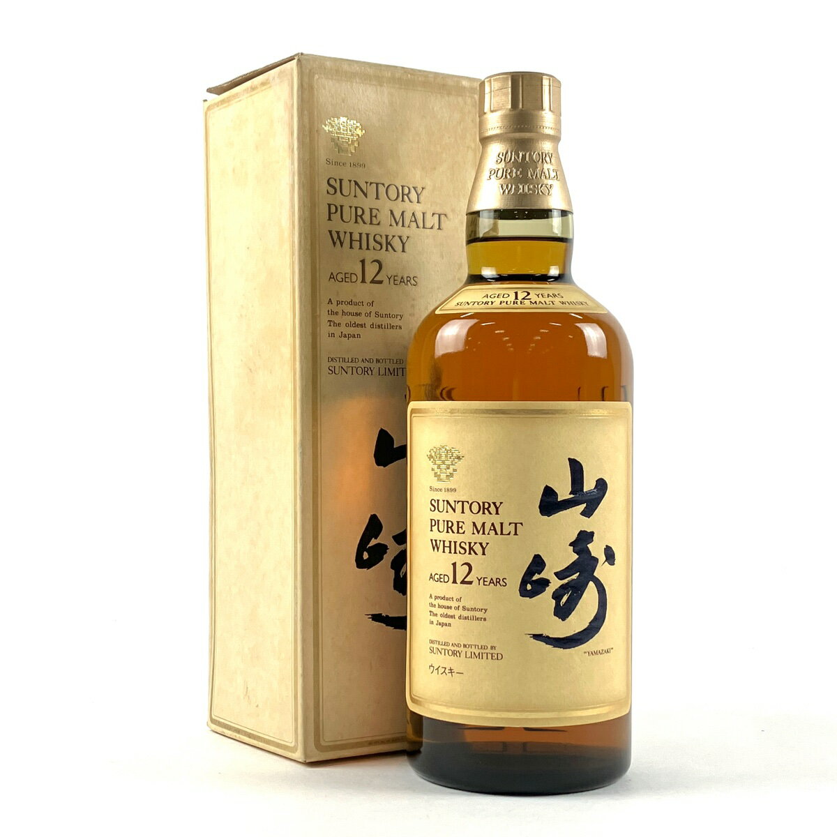 【東京都内限定発送】 サントリー SUNTORY 山崎 12年 ピュアモルト 750ml 国産ウイスキー 【中古】