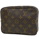 ルイ・ヴィトン Louis Vuitton トゥルース トワレット 18 化粧ポーチ メイクポーチ コスメ 小物入れ 化粧ポーチ モノグラム ブラウン M47526 レディース 【中古】