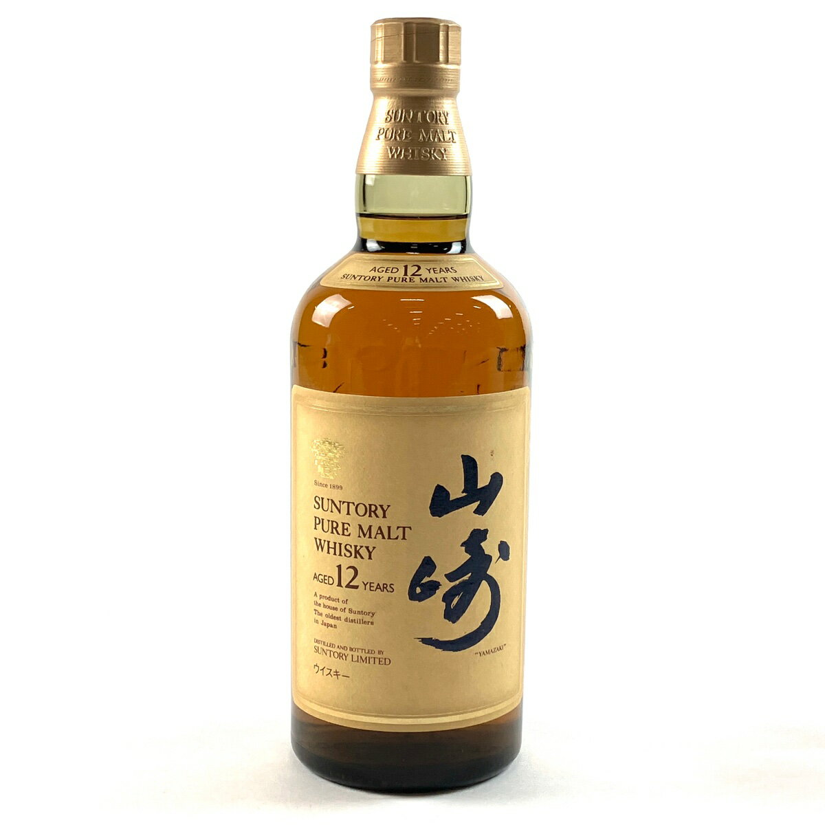 【東京都内限定発送】 サントリー SUNTORY 山崎 12年 ピュアモルト 750ml 国産ウイスキー 【中古】