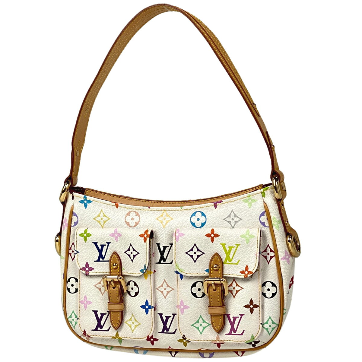 륤ȥ Louis Vuitton å PM 󥷥 Хå Υޥ顼 ֥(ۥ磻) M4...