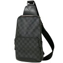 20％OFF ルイ・ヴィトン Louis Vuitton アヴェニュー スリングバッグ ウエストバッグ ボディバッグ ダミエグラフィット ブラック N41719 メンズ 【中古】 msp29