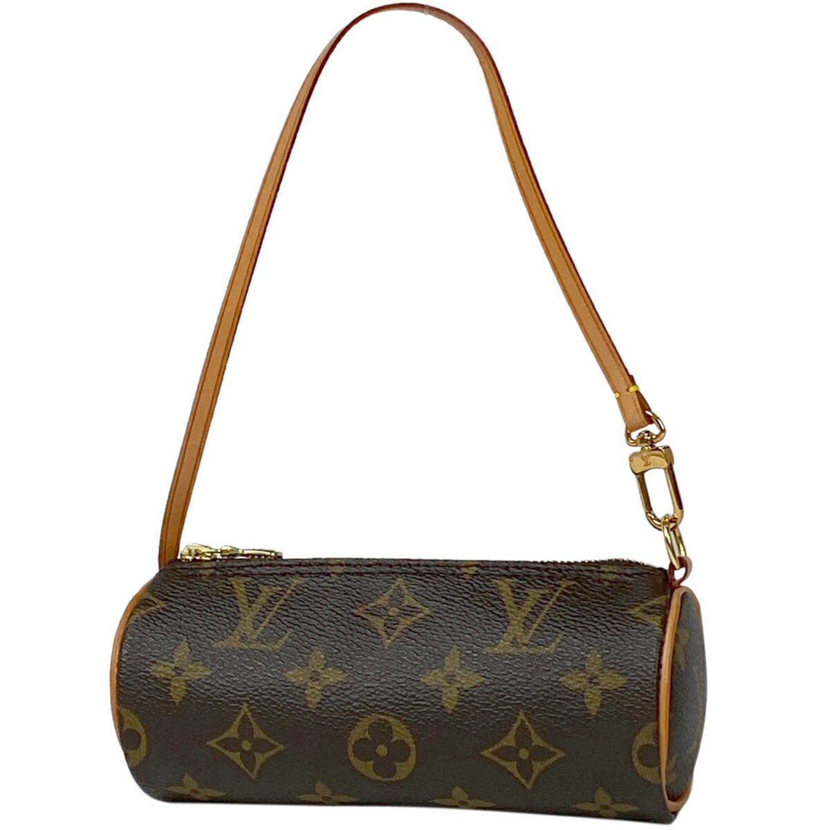 40％OFF ルイ・ヴィトン Louis Vuitton パピヨン 付属ポーチ 筒型 アクセサリーポーチ モノグラム ブラウン レディース 【中古】 msp39