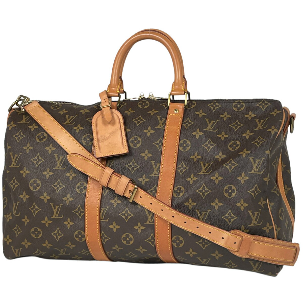 25％OFF ルイ・ヴィトン Louis Vuitton キーポル バンドリエール 45 旅行 出張 ボストンバッグ モノグラム ブラウン M41418 レディース 【中古】 msp29