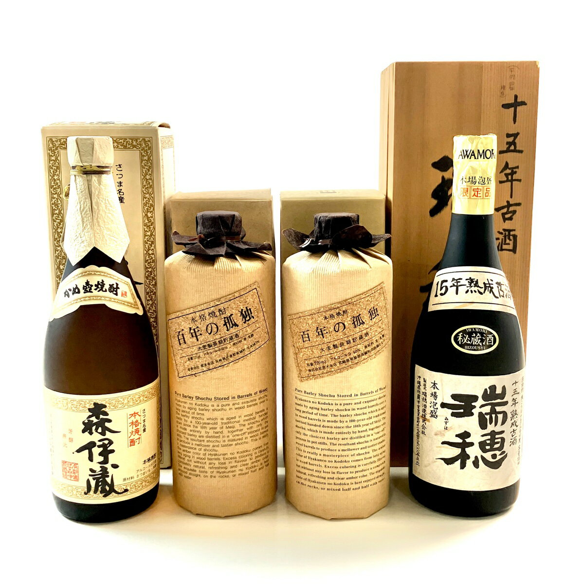 34％OFF 【東京都内限定発送】 4本 泡盛 いも焼酎 【中古】0