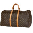 29％OFF ルイ・ヴィトン Louis Vuitton キーポル 55 ハンドバッグ 旅行 出張 ビジネス ボストンバッグ モノグラム ブラウン M41424 レディース 【中古】 msp29