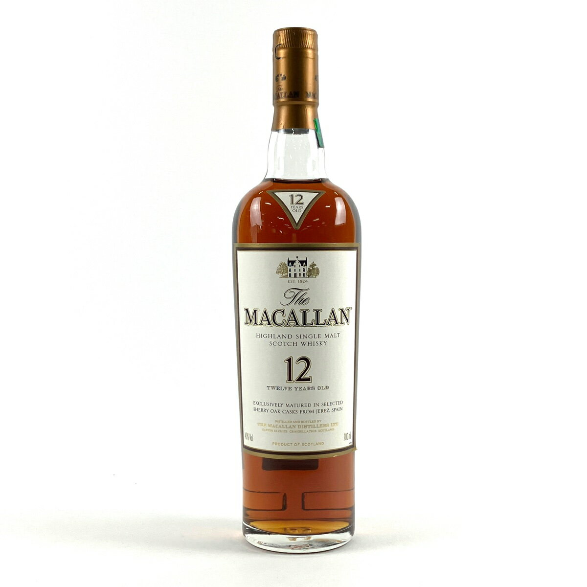 マッカラン MACALLAN 12年 シェリーオークカスク 旧ボトル 700ml スコッチウイスキー シングルモルト 【中古】