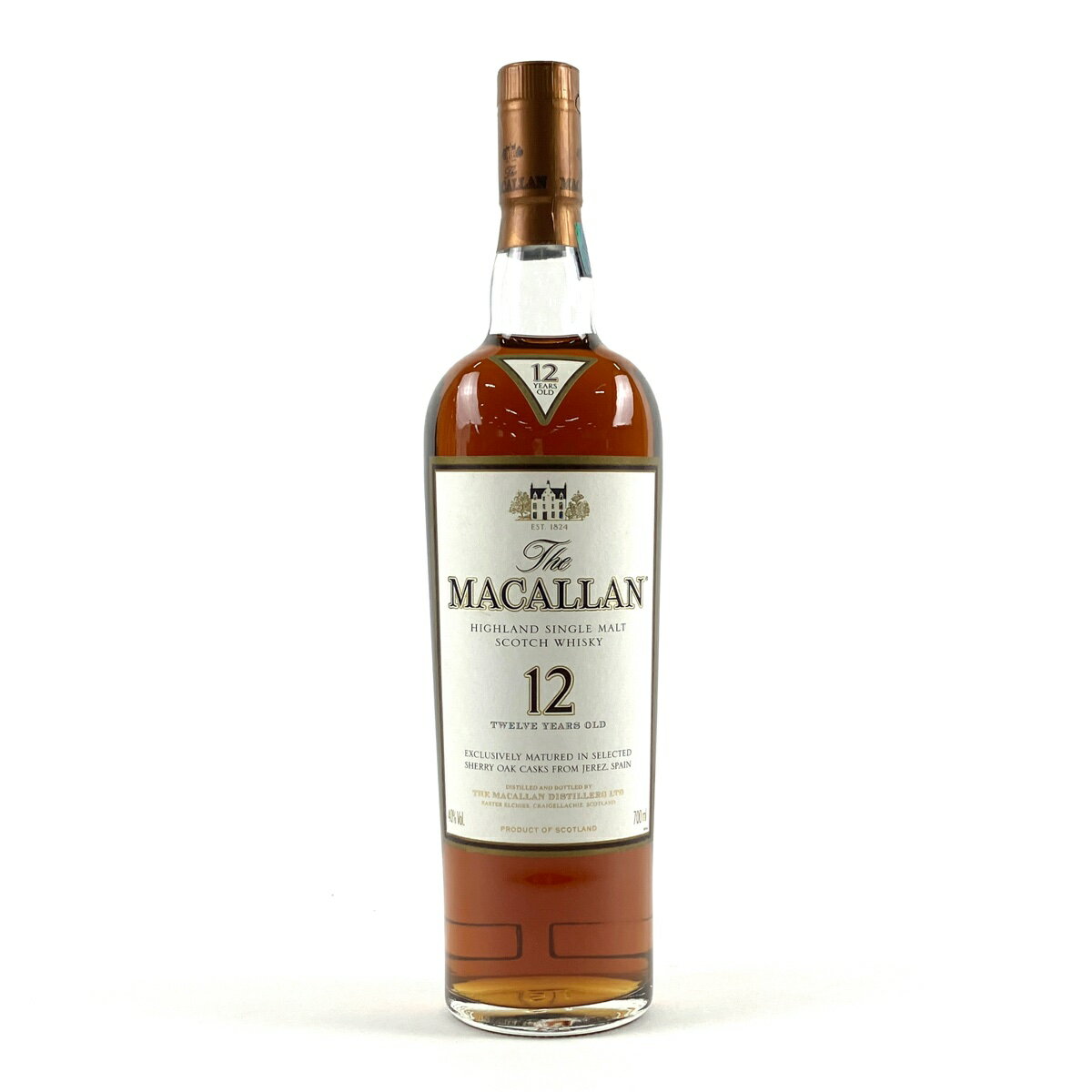 マッカラン MACALLAN 12年 シェリーオークカスク 旧ボトル 700ml スコッチウイスキー シングルモルト 【中古】