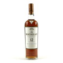 マッカラン MACALLAN 12年 シェリーオークカスク 旧ボトル 700ml スコッチウイスキー シングルモルト 【中古】