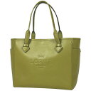 ロエベ LOEWE ヘリテージ スモール トートバッグ ロゴ ハンドバッグ トートバッグ レザー グリーン 06135097 レディース 【中古】