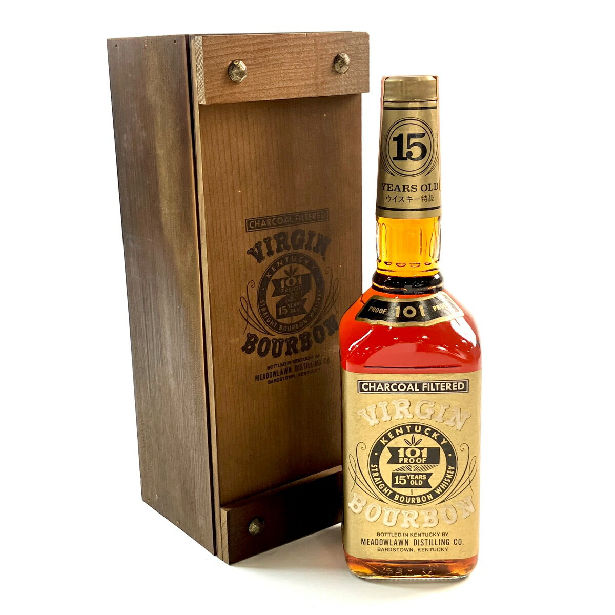 ヴァージンバーボン Virgin Bourbon 15年 750ml アメリカンウイスキー 【中古】