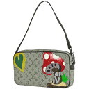 ルイ・ヴィトン Louis Vuitton コント ドゥ フェ ポシェット フェアリーテイル エピ パテントレザー キノコ アップリケ ハンドバッグ モノグラムミニ カーキ M92274 レディース 【中古】