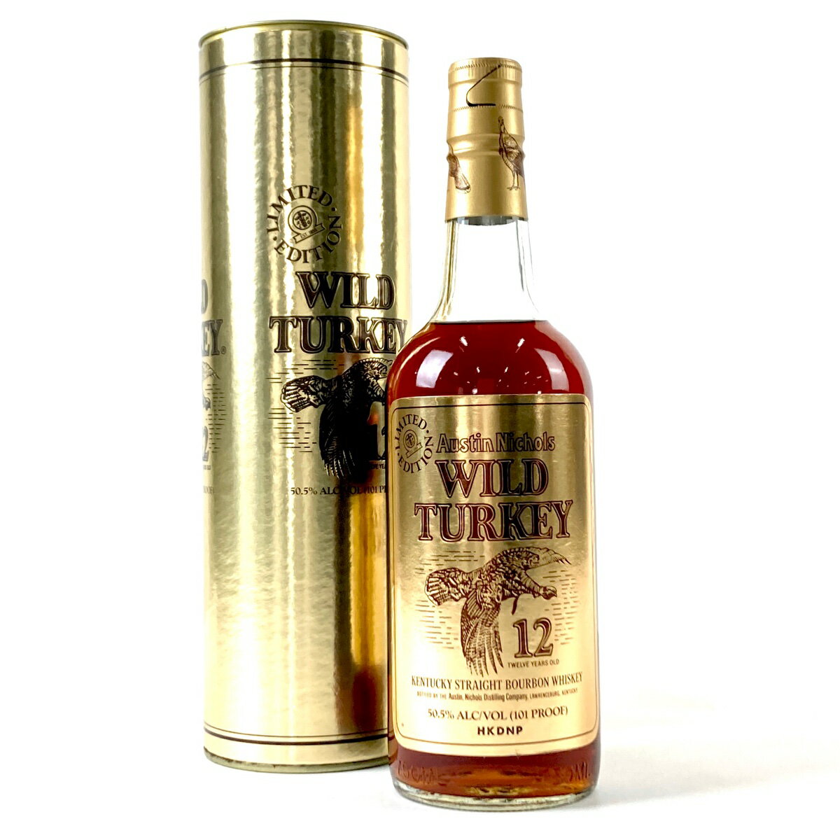 ワイルドターキー WILD TURKEY 12年 ゴールドラベル 750ml アメリカンウイスキー 【中古】
