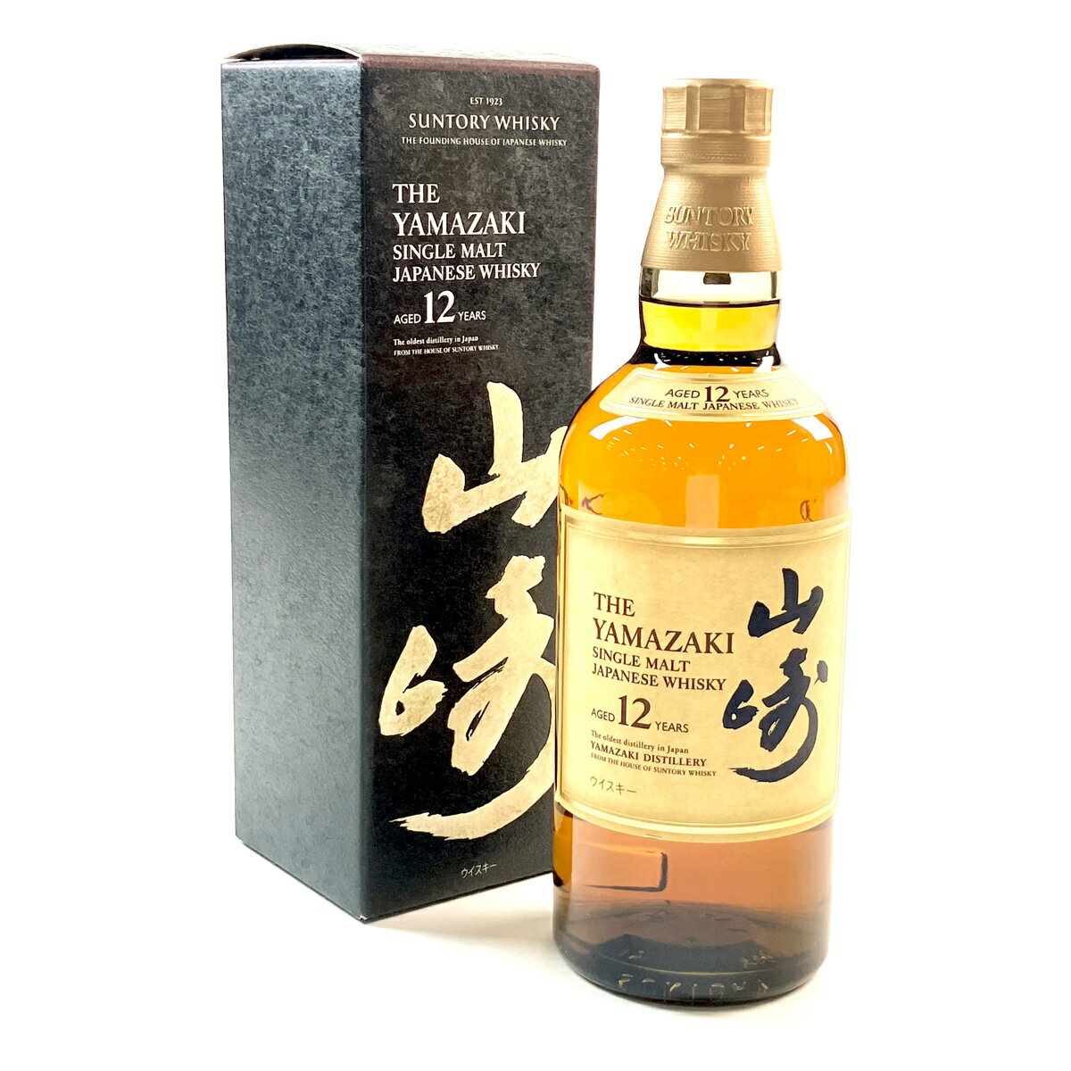 【東京都内限定発送】 サントリー SUNTORY 山崎 12年 シングルモルト 700ml 国産ウイスキー 【中古】