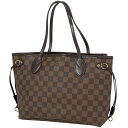 ルイ・ヴィトン Louis Vuitton ネヴァーフル PM ハンドバッグ ショッピング トートバッグ ダミエ ブラウン N51109 レディース 【中古】