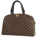 ルイ・ヴィトン Louis Vuitton ケンジントン ボーリング 2WAY ショルダーバッグ 肩掛け ハンドバッグ ダミエ ブラウン N41505 レディース 【中古】