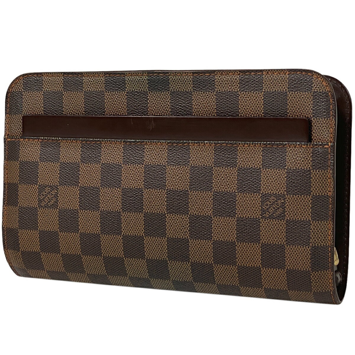 ルイ・ヴィトン Louis Vuitton サンルイ クラッチバッグ 手持ち セカンドバッグ ダミエ ブラウン N51993 メンズ 【中古】