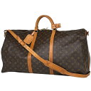 ルイ・ヴィトン Louis Vuitton キーポル バンドリエール 60 旅行 出張 ボストンバッグ モノグラム ブラウン M41412 レディース 【中古】