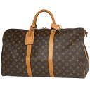 36％OFF ルイ・ヴィトン Louis Vuitton キーポル バンドリエール 50 旅行 出張 ボストンバッグ モノグラム ブラウン M41416 レディース 【中古】 msp39