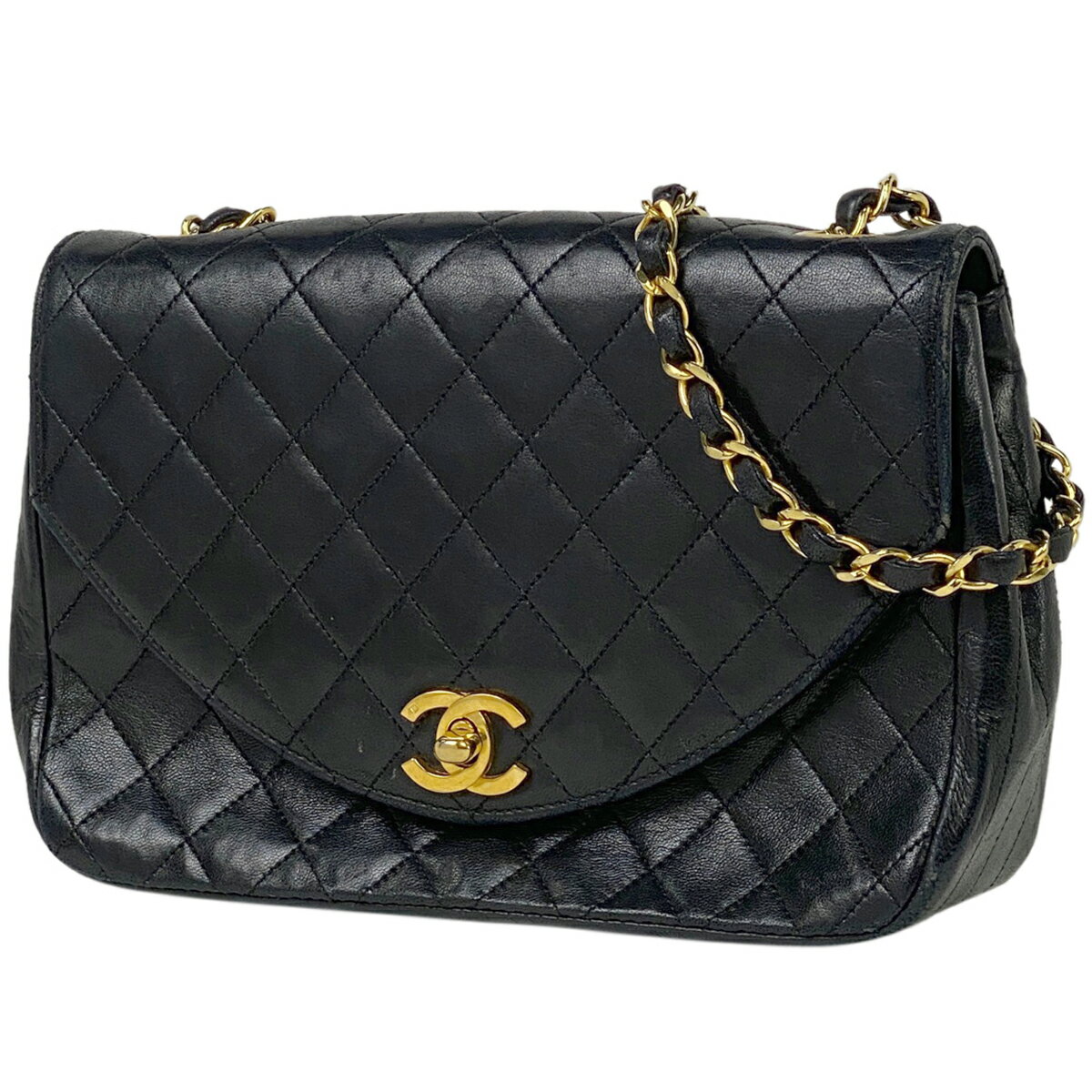 14％OFF 【ジャンク品】シャネル CHANEL ココマーク チェーン ショルダーバッグ マトラッセ マドモアゼル ショルダーバッグ レザー ブラック レディース 【中古】 msp29