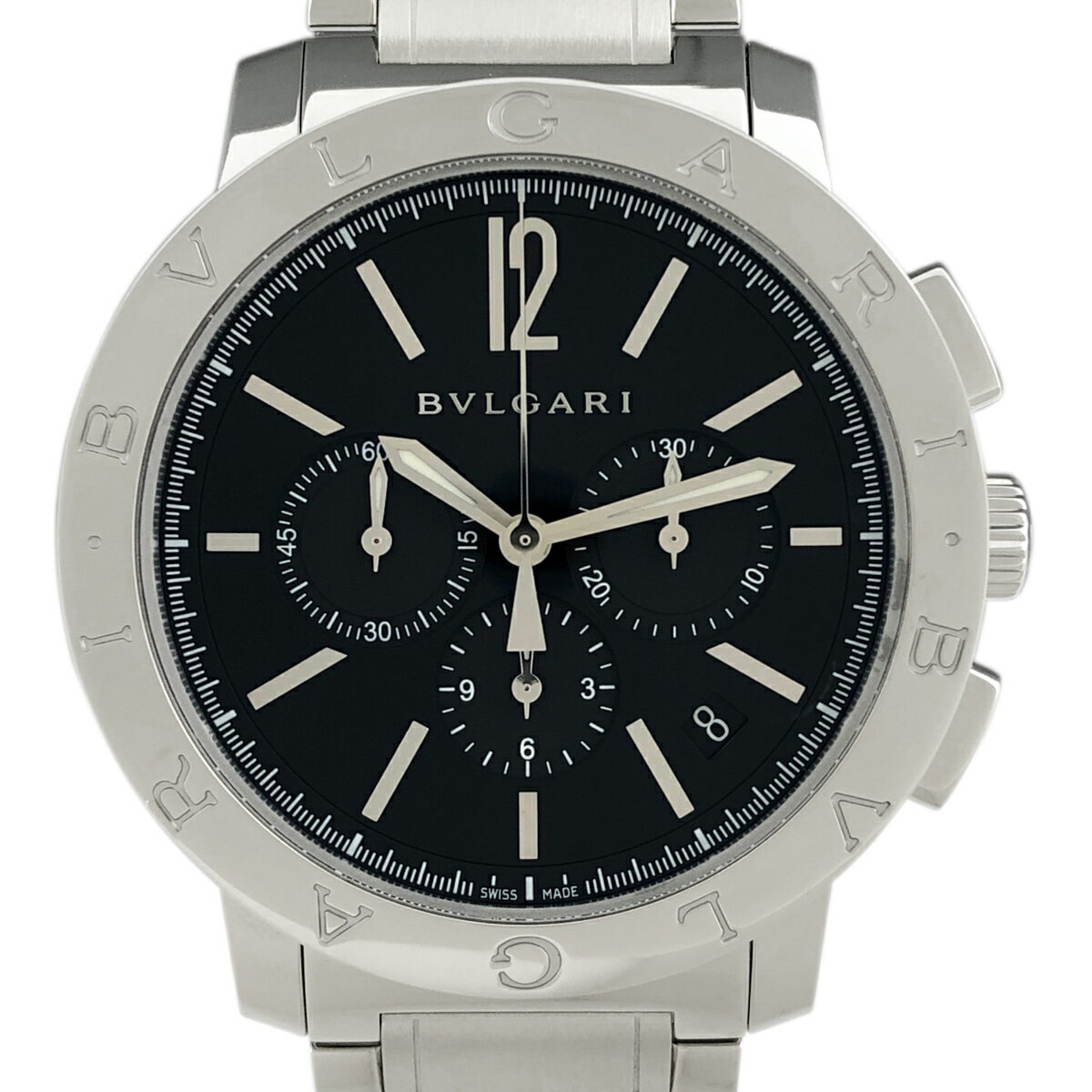 9％OFF 【ラッピング可】 ブルガリ BVLGARI ブルガリブルガリ BB41SCH 腕時計 SS 自動巻き ブラック メンズ 【中古】 msp29