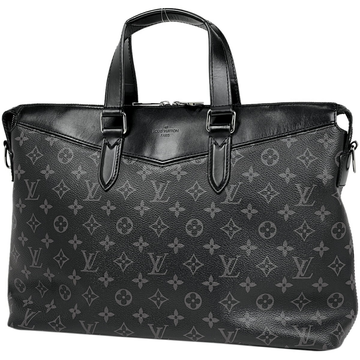 4％OFF ルイ・ヴィトン Louis Vuitton エクスプローラー ブリーフケース 2WAY ハンドバッグ ビジネスバッグ モノグラムエクリプス ブラック M40566 メンズ 【中古】 msp29