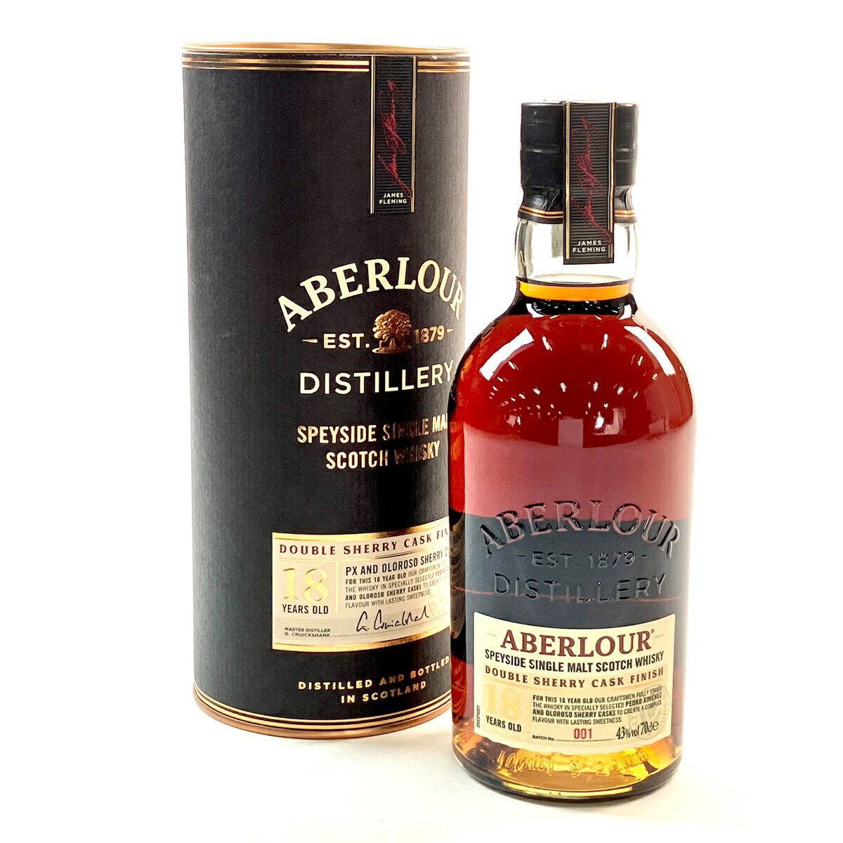 アベラワー ABERLOUR 18年 ダブルシェリーカスク フィニッシュ 700ml スコッチウイスキー シングルモルト 【中古】