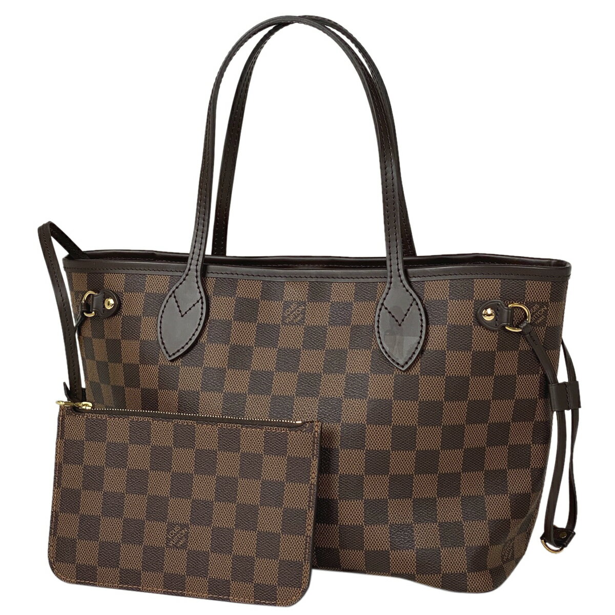 ルイ・ヴィトン Louis Vuitton ネヴァーフル PM ハンドバッグ トートバッグ ダミエ ブラウン N41359 レディース 【中古】