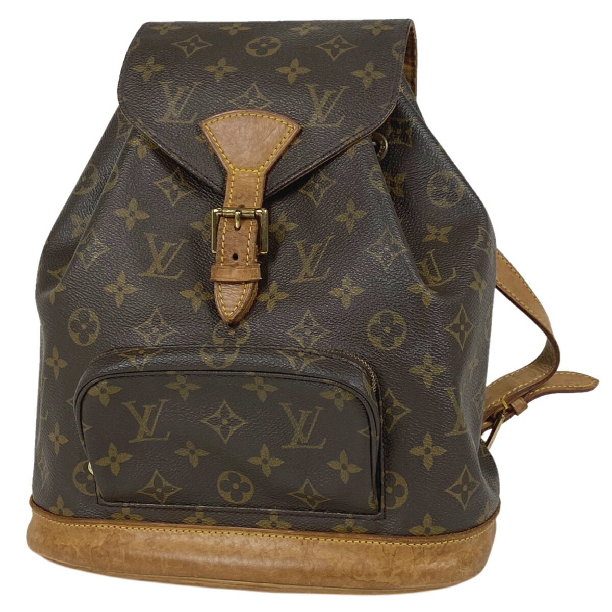 14％OFF ルイ・ヴィトン Louis Vuitton モンスリ MM バックパック デイパック リュック モノグラム ブラウン M51136 レディース 【中古】 msp29